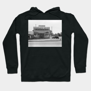 Grocery Store, 1938. Vintage Photo Hoodie